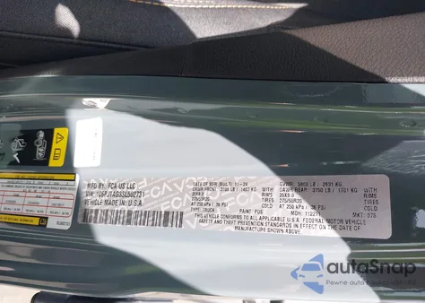 2025 Jeep Gladiator Sport z USA, uszkodzony, nr VIN 1C6PJTAG3SL502731